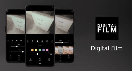 جديد التطبيقات: Digital Film محرر صور مناسب لجميع المستخدمين