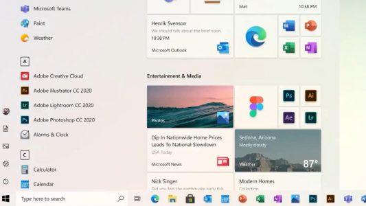 مايكروسوفت تعرض قائمة ابدأ الجديدة لنظام ويندوز 10