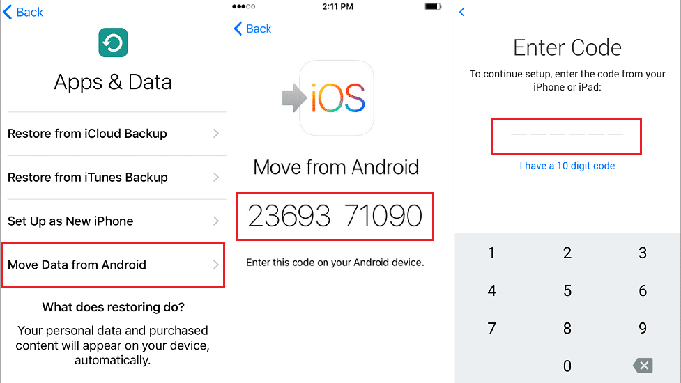 أسرع طريقة لنقل بياناتك من هاتف أندرويد إلى iPhone SE الجديد 
