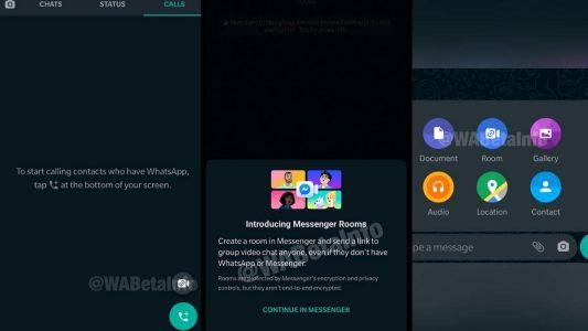 واتساب تختبر دمج خدمة “غرف مسنجر” في تطبيقها