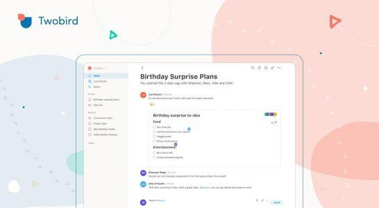 Twobird تطبيق بريد إلكتروني جديد يتضمّن جميع أدواتك اليومية