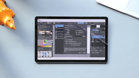 تطبيق Krita للرسم الرقمي من فئة سطح المكتب يصل أندرويد