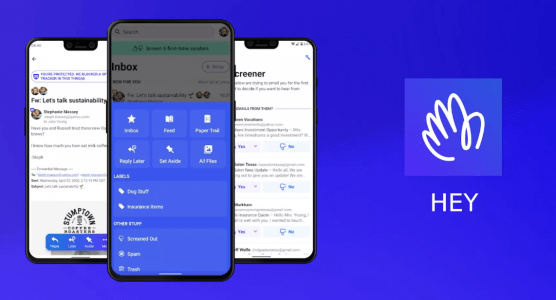 تطبيق HEY الجديد يتيح إدارة رسائلك الإلكترونية بطريقة منظمة ومنتجة