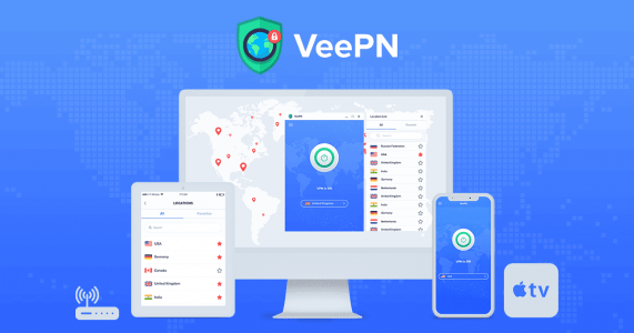 اشترك مدى الحياة في خدمة VeePN لحماية بياناتك مع خصم 95%