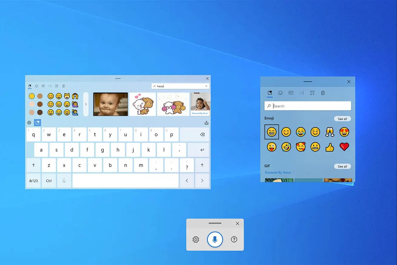 ويندوز يحصل على لوحة مفاتيح جديدة تعمل باللمس