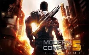 اللعبة الحربية الرائعة Modern Combat 5: Blackout v1.1.0k